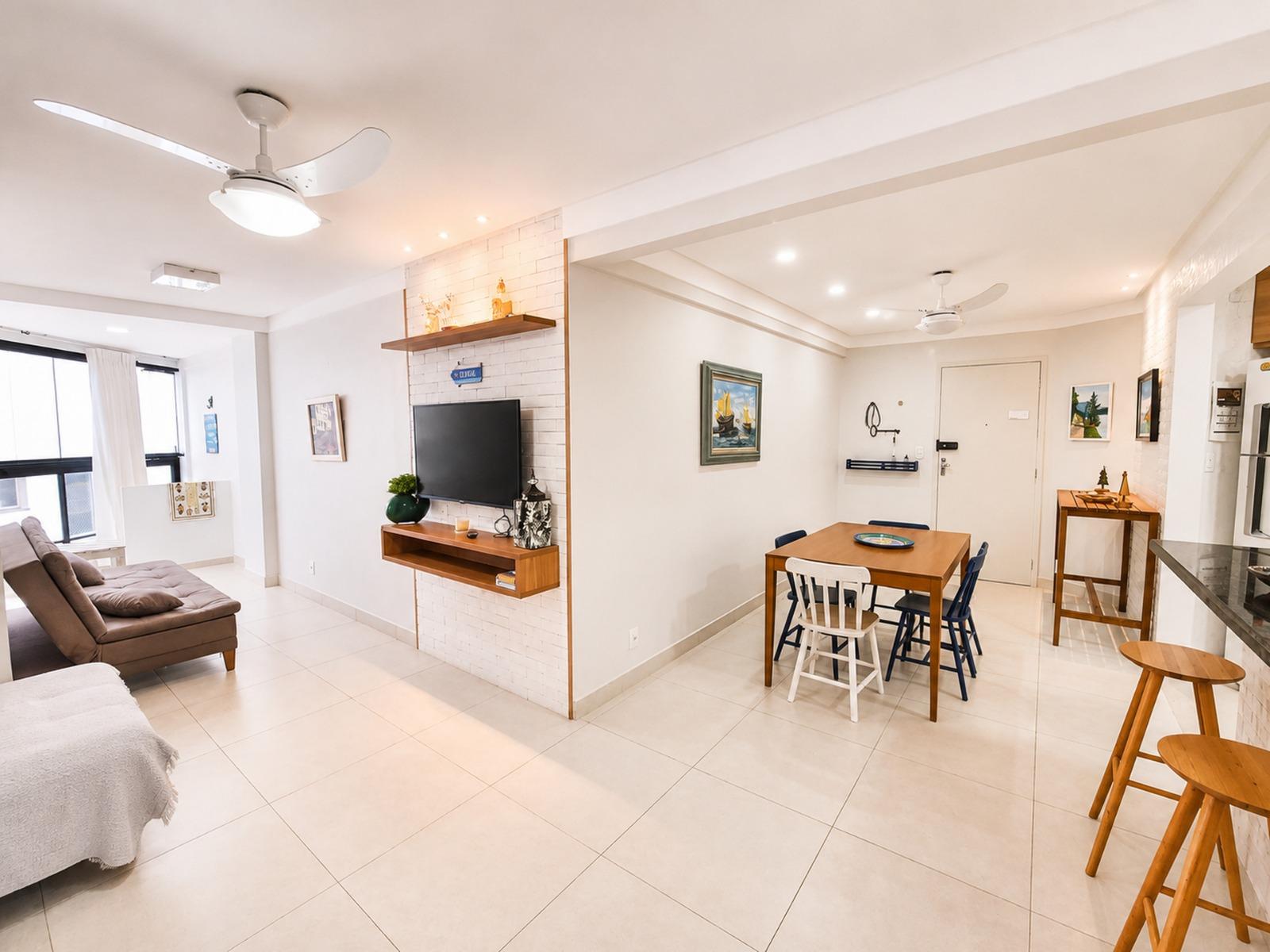 Apartamento 2 quartos sendo 1 suíte, Mobiliado na Enseda Azul, Guarapari es