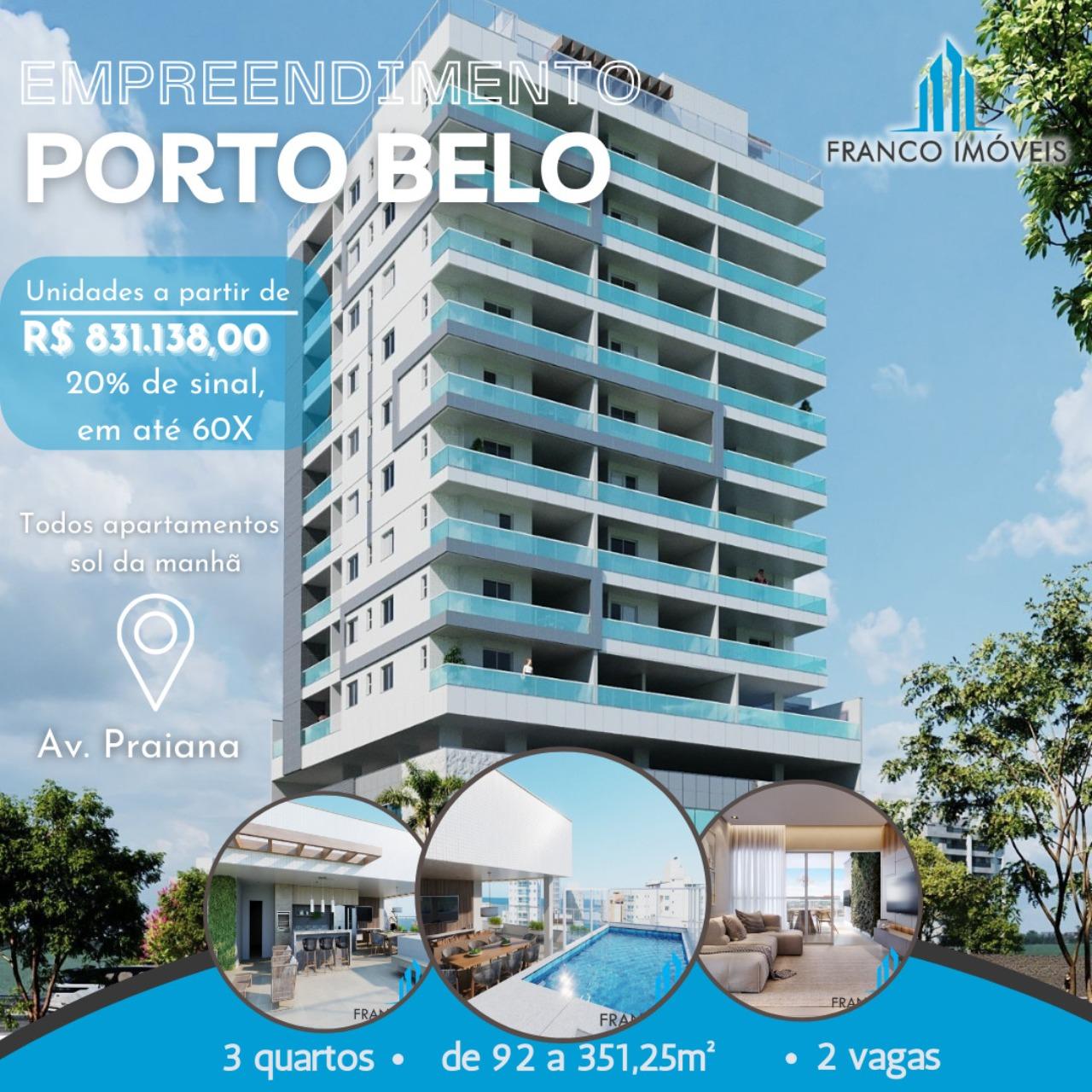 Lançamento Portobelo na Praia do Morro em Guarapari! Empreendimento alto padrão na melhor infraestrutura da cidade, tudo o que você precisa a poucos p