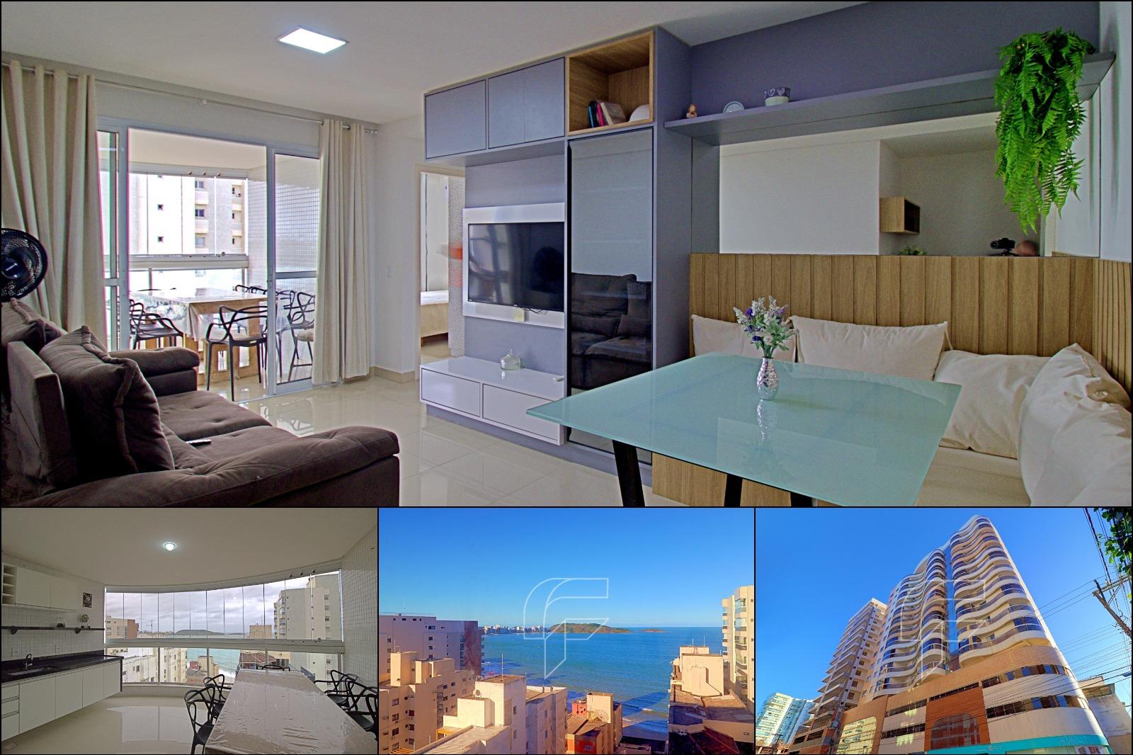 Apartamento à venda na Praia do Morro, Guarapari-ES: 3 quartos, 1 suíte, 1 sala, 2 banheiros, 2 vagas, 93m²