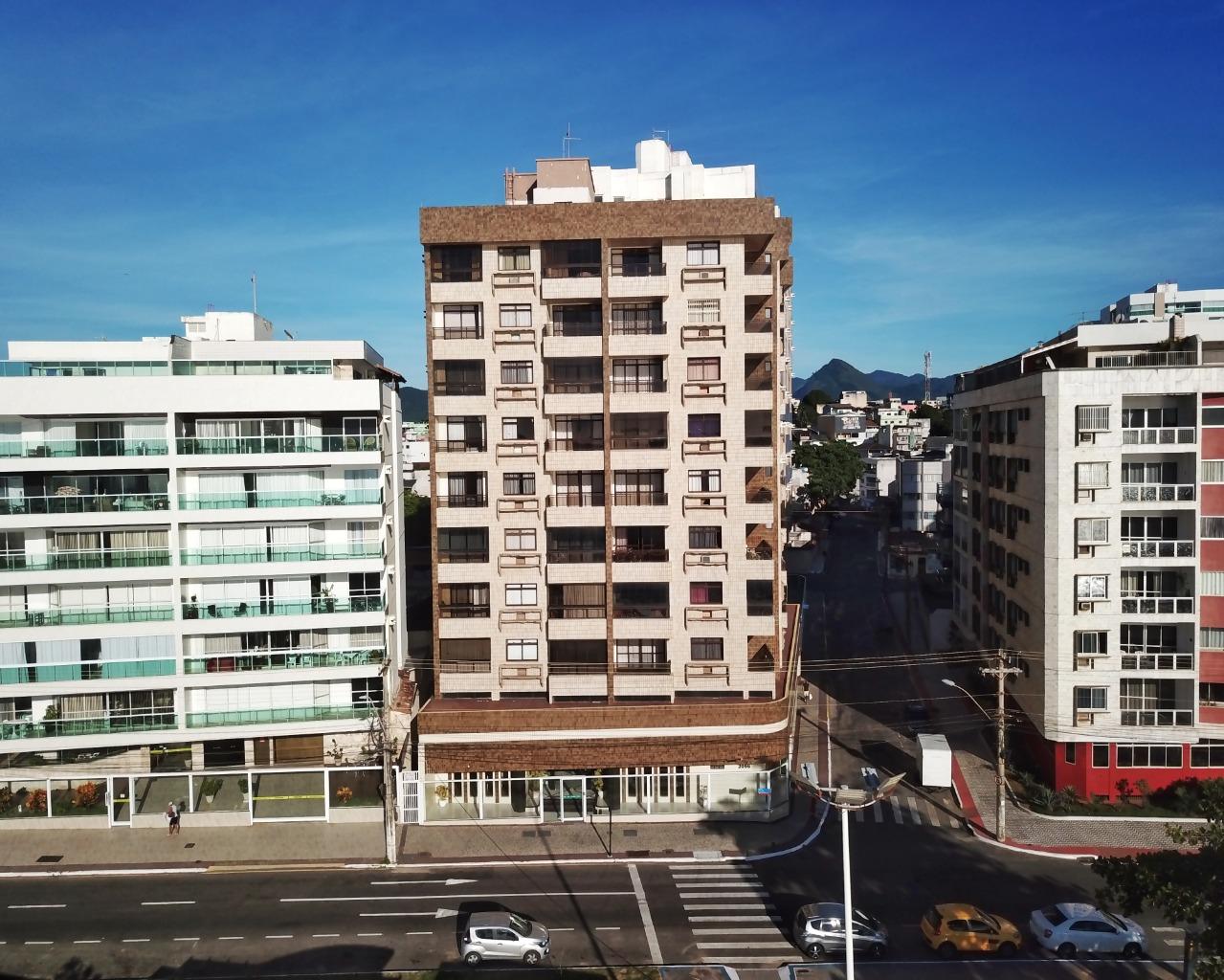 Edifício Residencial Ten Braga Netto apartamento de 3 quartos a venda com lazer completo frente para o mar na Praia do Morro Guarapari ES