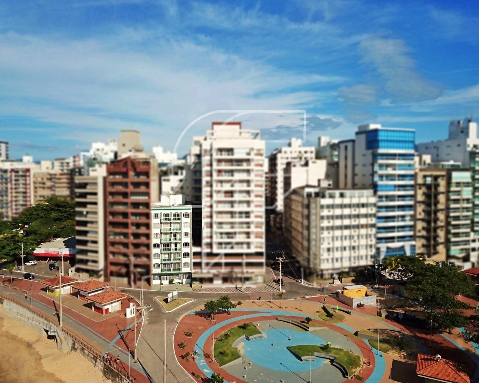 Apartamento de 2 quartos com vista para o mar vitalícia na Orla da Praia da Areia Preta no Centro de Guarapari!