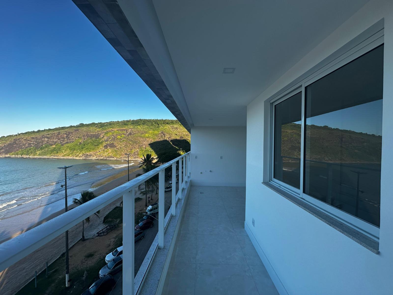 Apartamento à venda, 3 quartos, suíte, vista panorâmica para o mar, área lazer completa, Praia do Morro, Guarapari/ES.