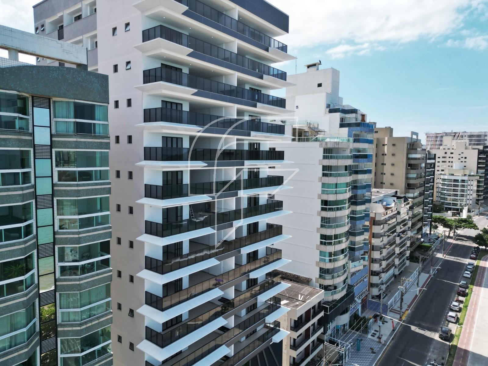 Edifício Platinum apartamento de 4 quartos a venda, frente para o mar na Praia do Morro Guarapari ES