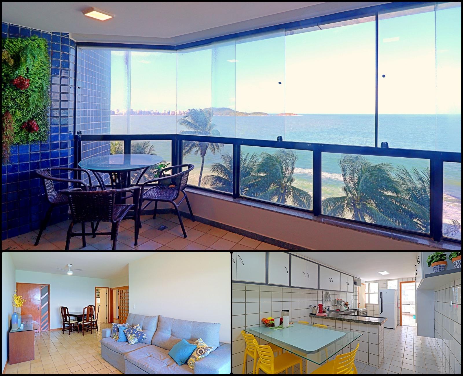 Apartamento à venda em Guarapari-ES, 4 quartos, 2 suítes, 2 vagas na Praia das Virtudes.