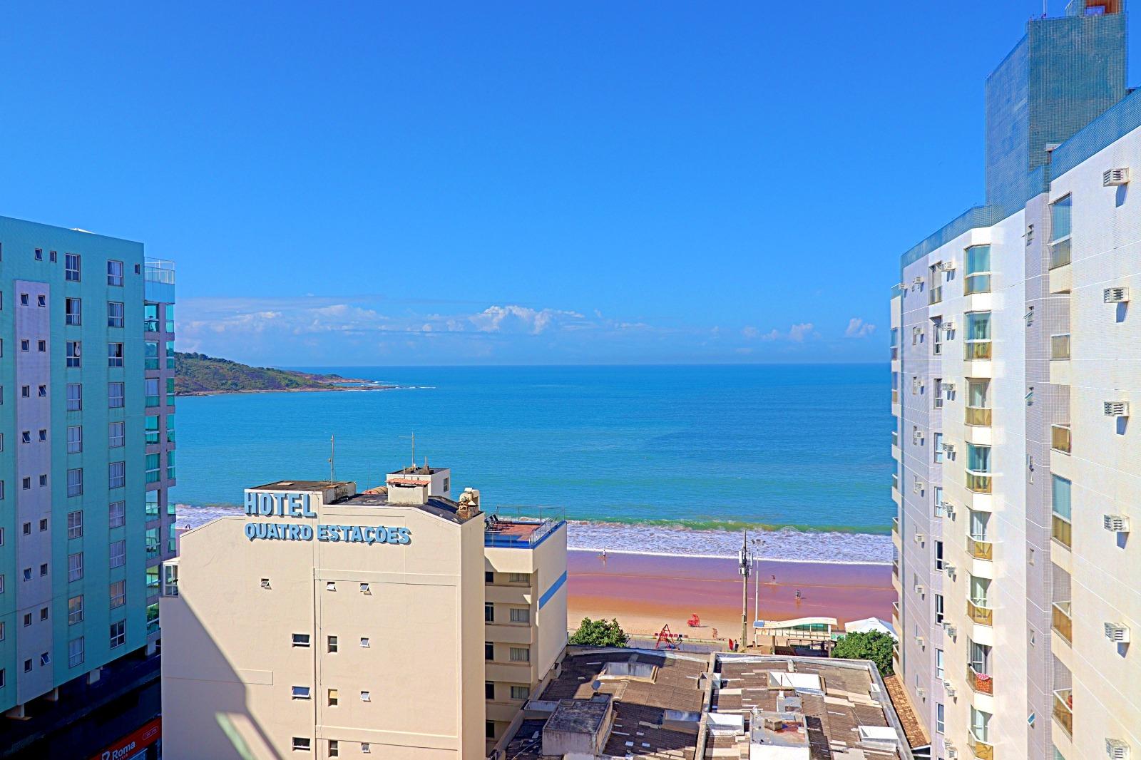 Apartamento de 4 quartos, 2 suítes com varanda gourmet com vista para o mar na Praia do Morro, Guarapari - ES