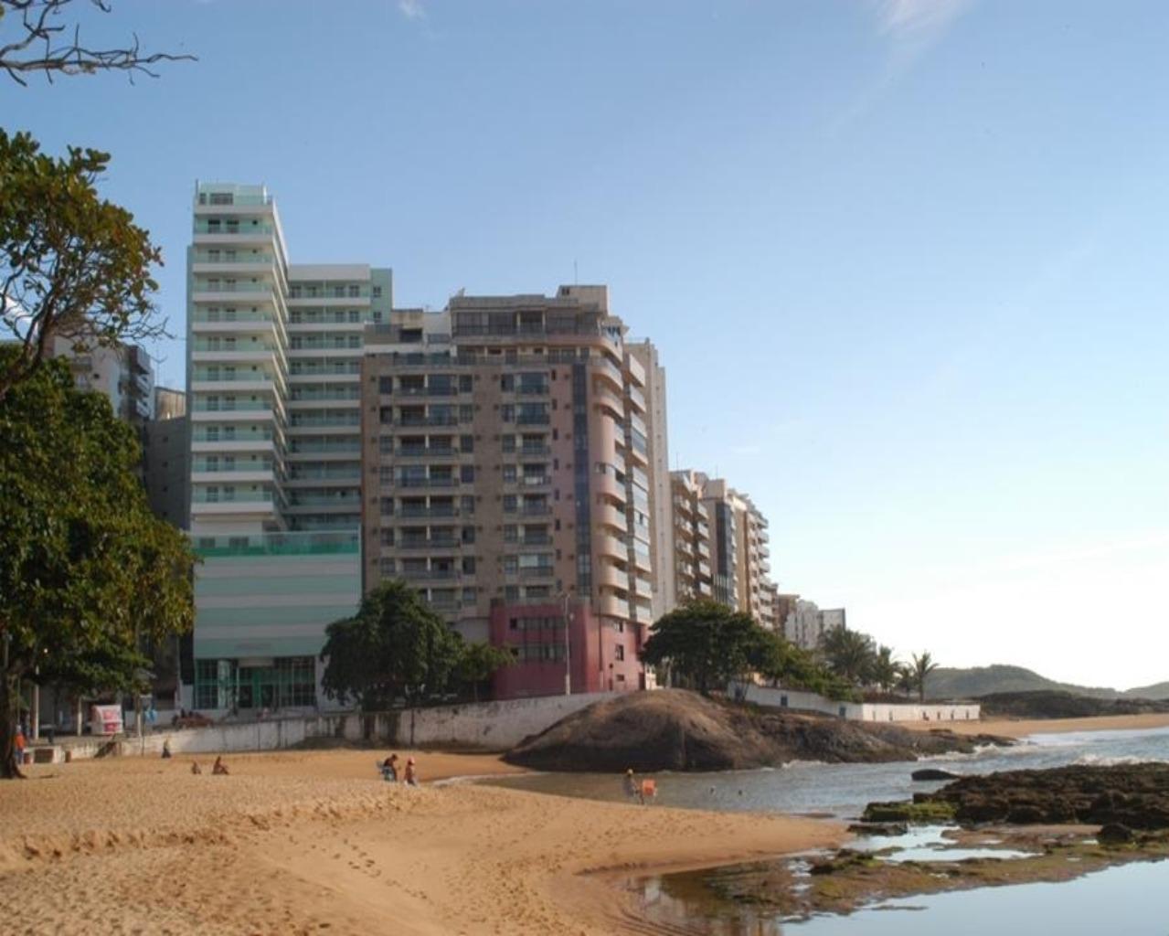 Edifício Acquamarine Apartamento 2 e 1 quartos a venda com lazer completo na Praia das Castanheira Centro de Guarapari ES