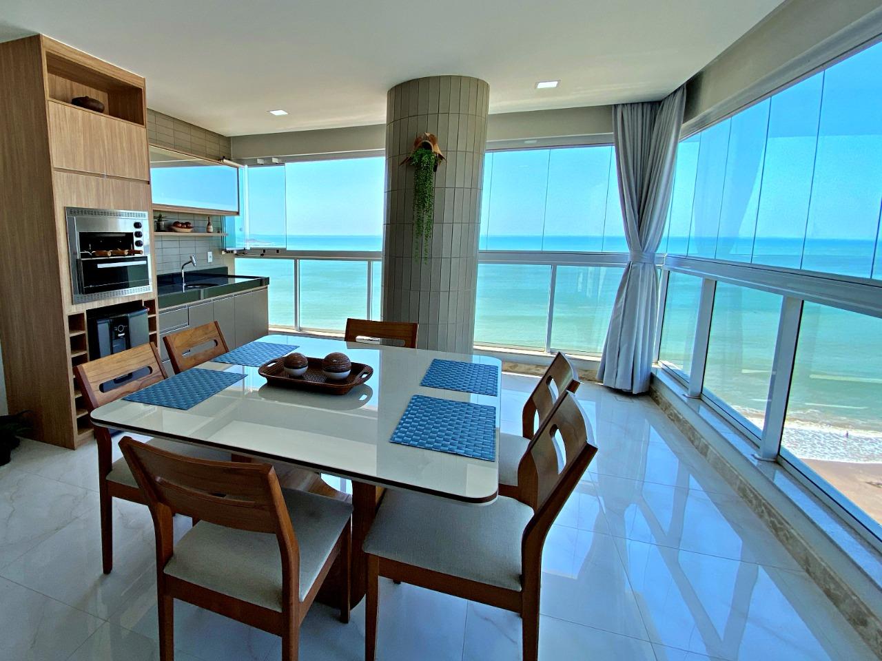 Apartamento Beira Mar novo com 4 suítes a venda, 160m² - Praia do Morro - Guarapari/ES