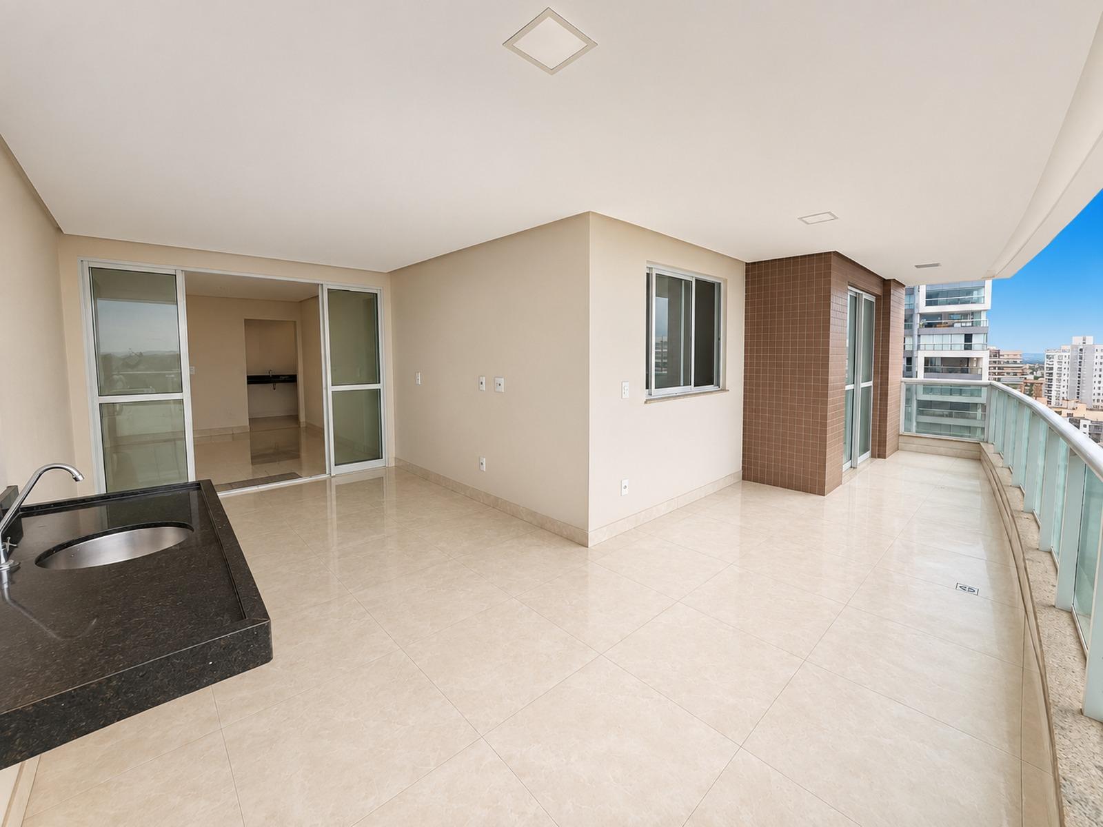 Apartamento novo com 3 quartos, 1 suíte, 2 vagas, vista incrível, com lazer completo na Praia do Morro - Guarapari/ES