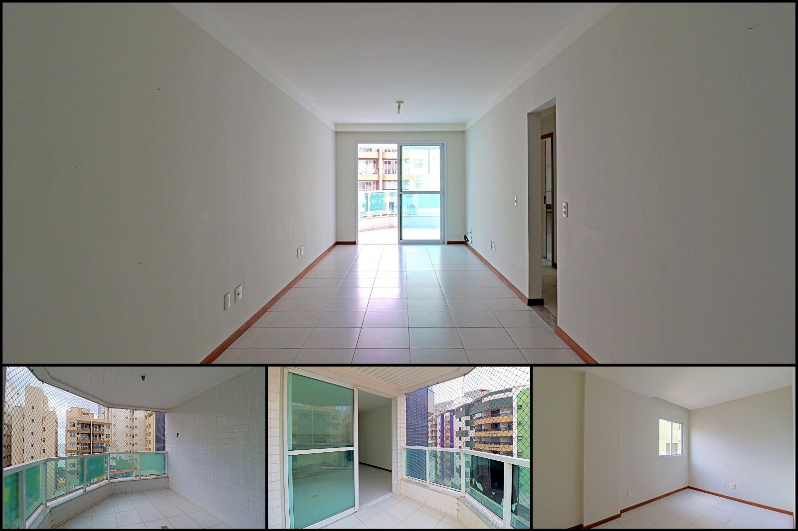 Apartamento de 3 quartos, 2 varandas, andar alto com vista para o mar, em localização excelente no Centro de Guarapari - ES