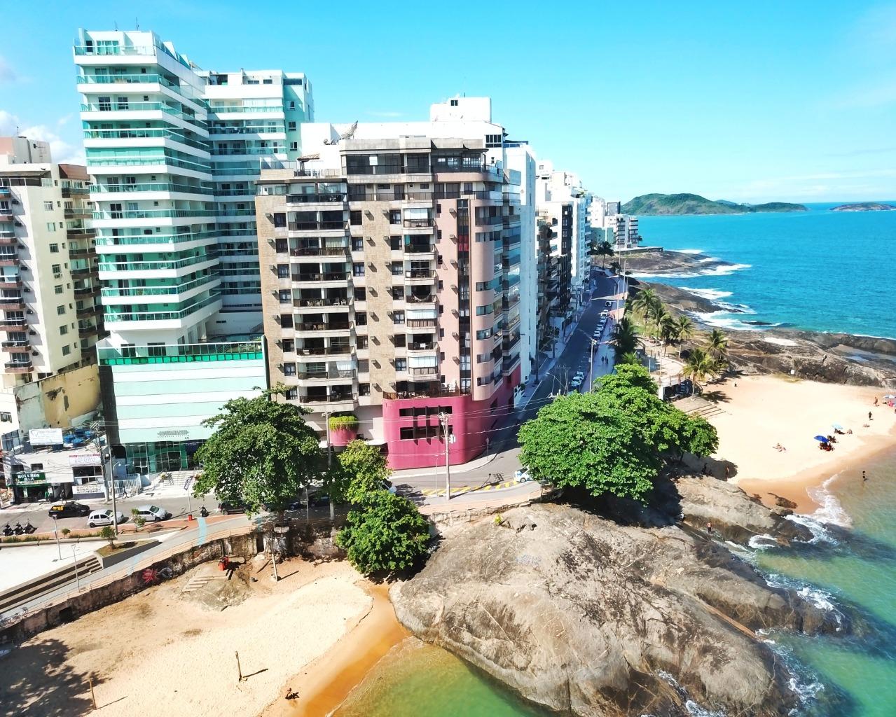 Edifício Ancorado, ANCORA'DOR 2 quartos a venda frente para o mar na Praia das Castanheiras e Praia dos Namorados Centro de Guarapari ES