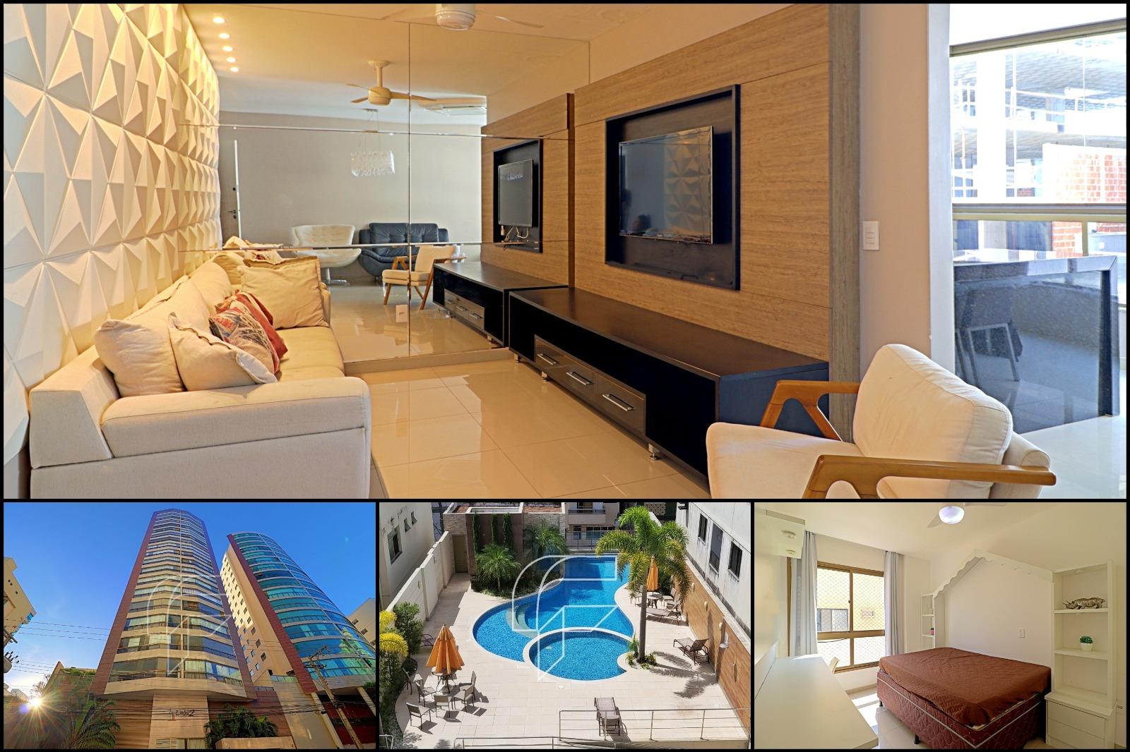 Apartamento alto padrão de 4 quartos à venda, varanda gourmet, lazer completo, acabamento premium na Praia do Morro em Guarapari - ES