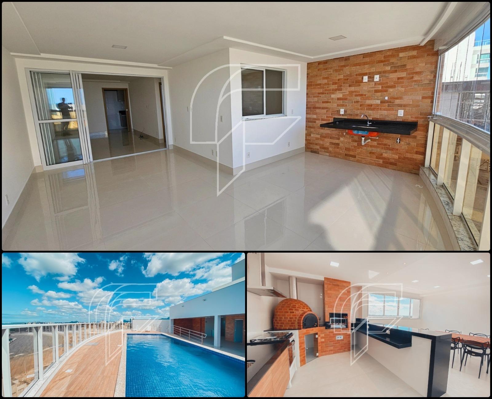 Apartamento de 3 quartos sendo 1 suite, 2 vagas de garagem novo, area de lazer completa na Praia do Morro - Guarapari- ES