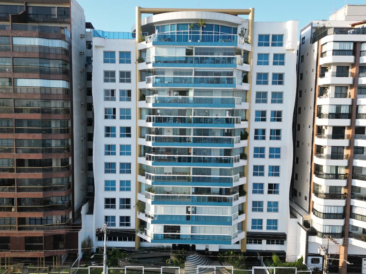 Edifício Lívia apartamento de 4 quartos a venda, frente para o mar na Praia do Morro Guarapari ES