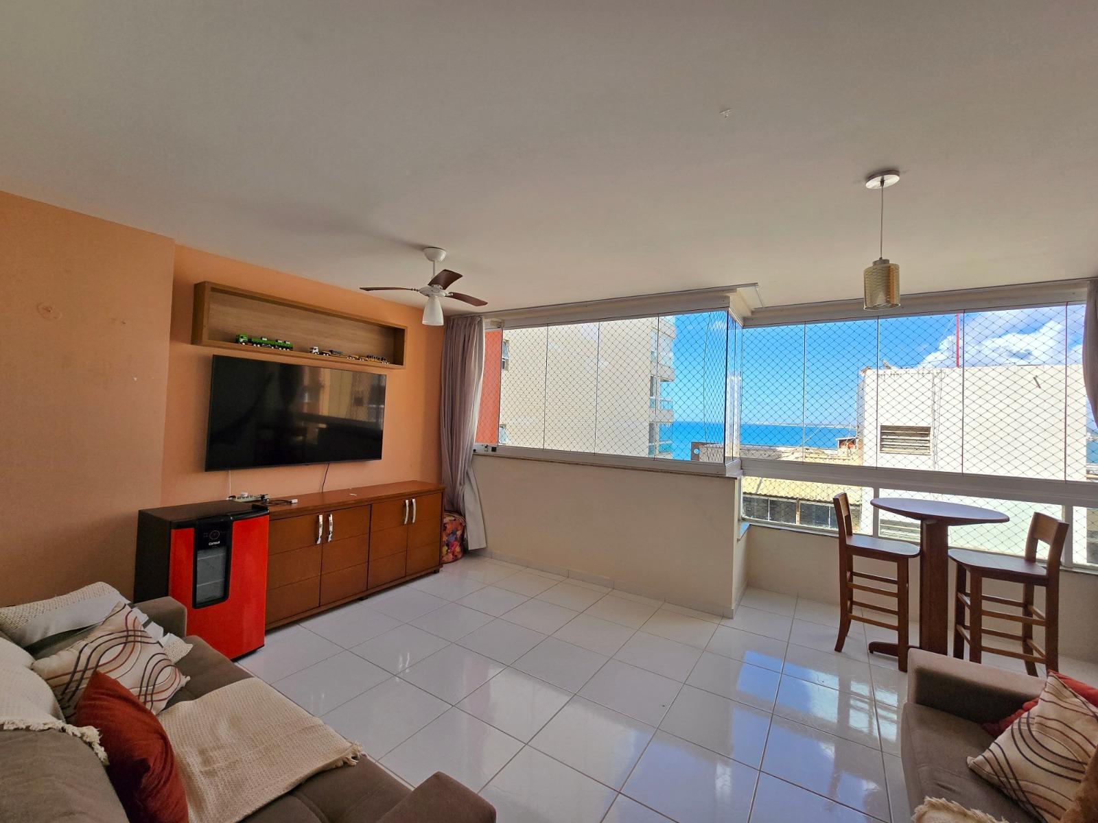 Imperdível apartamento à venda na Praia do Morro em Guarapari-ES: 2 quartos, 1 suíte, 1 vaga de garagem e 65m² de área.
