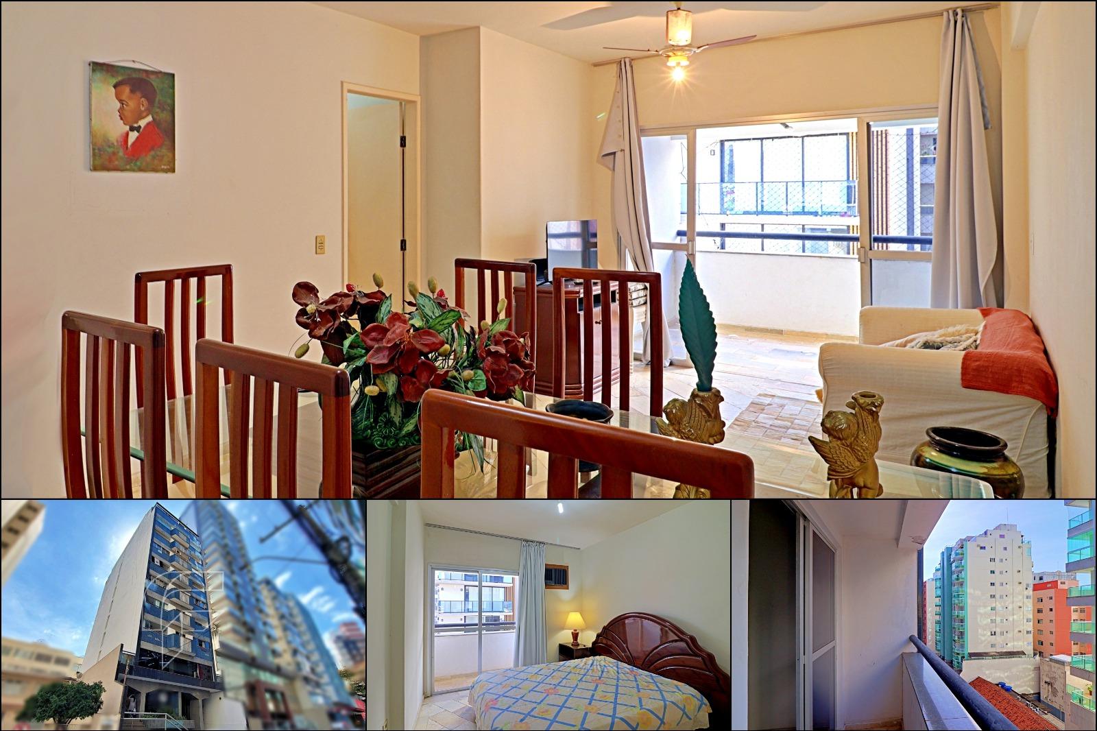 Apartamento com 3 quartos sendo 1 suíte, com vaga no Centro de Guarapari - ES