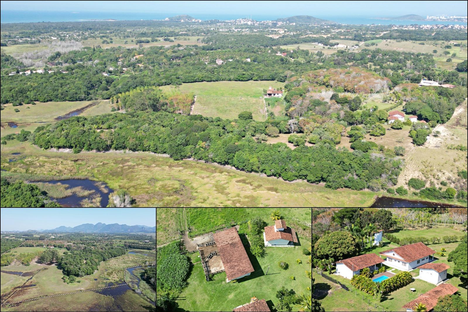 Fazenda completa à venda, área total de 193.550,80 m², registrada com matrícula única, CAR e georreferenciada na região central de Guarapari - ES!