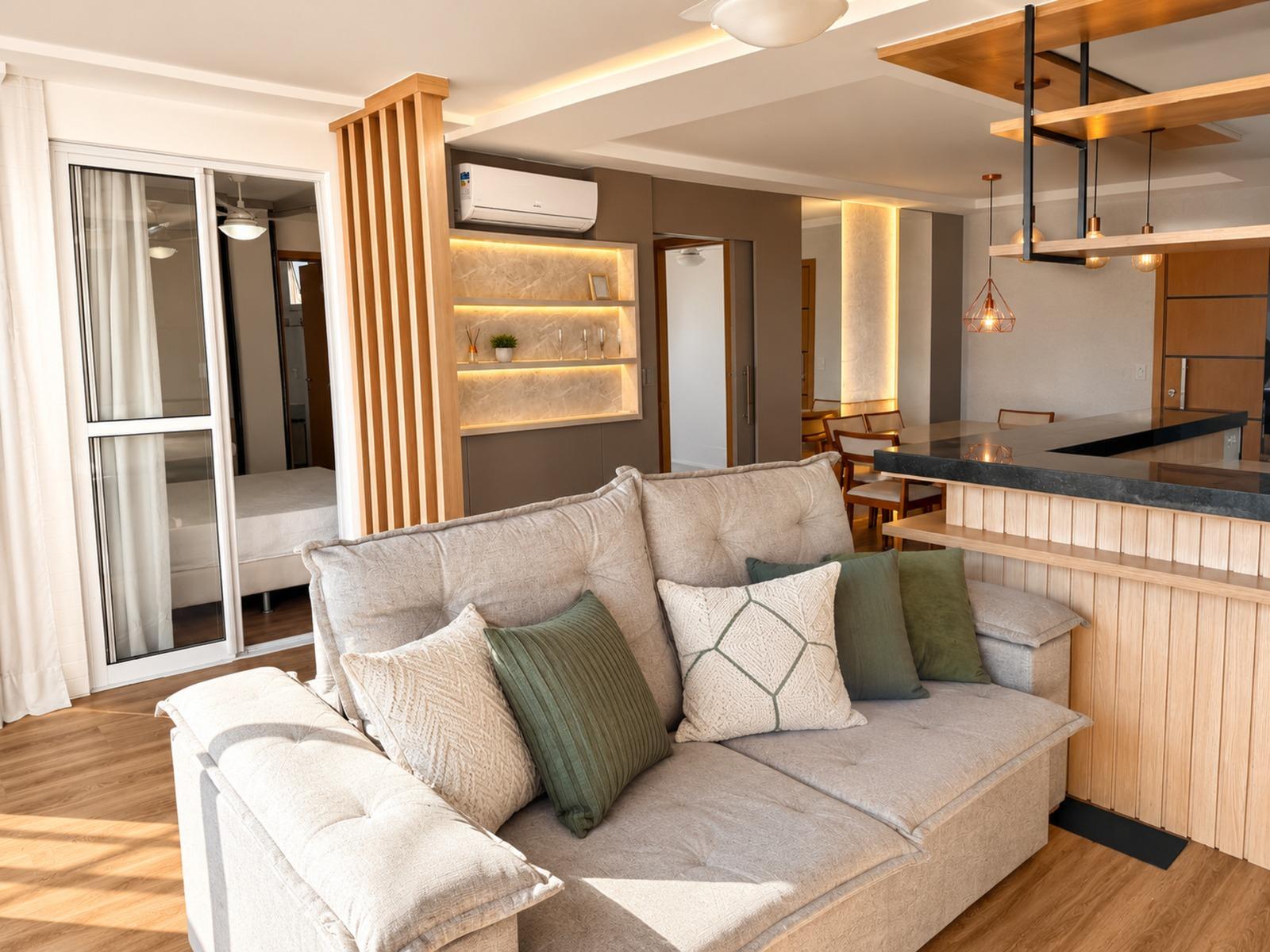 Apartamento de 2 quartos sendo 1 suite, 1 vagas de garagem novo, area de lazer completa na Praia do Morro - Guarapari- ES