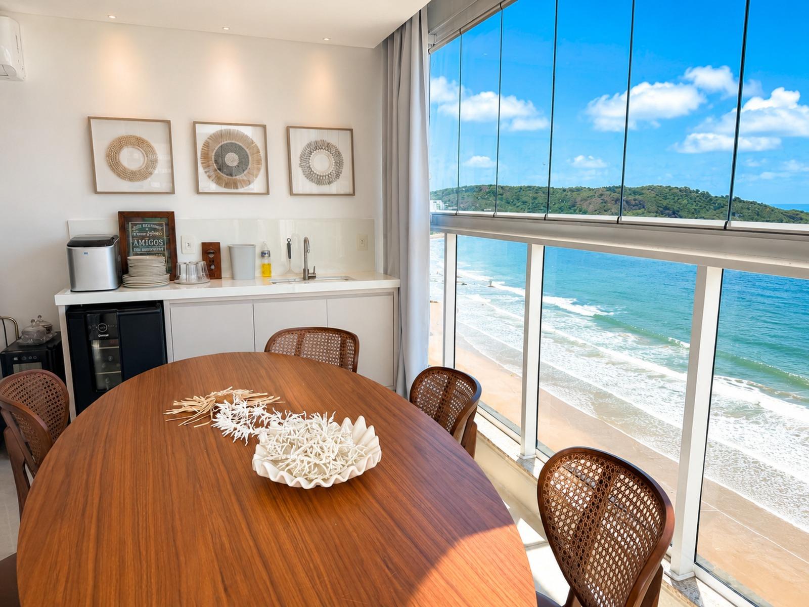 Apartamento com 4 suites a venda na Orla da Praia do Morro de alto padrão -Guarapari-ES