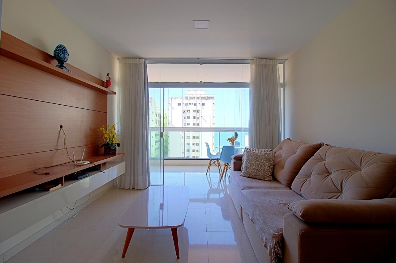 Alto padrão com vista para o mar com 3 quartos sendo 1 suíte e 2 vagas na Avenida Praiana na Praia do Morro - Guarapari