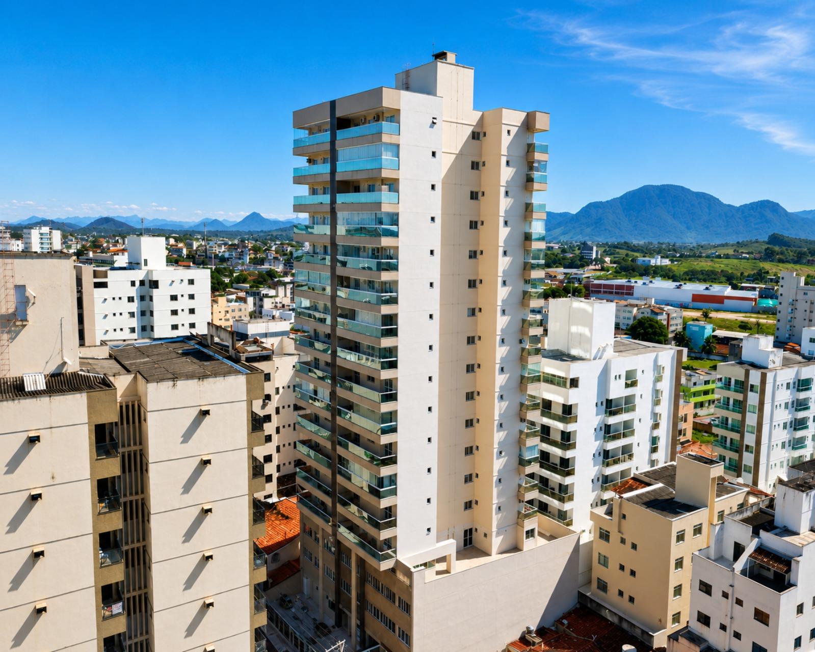 Oportunidade de Apartamento de 2 quartos, lazer completo, andar alto e com vista panorâmica da Praia do Morro em Guarapari - ES