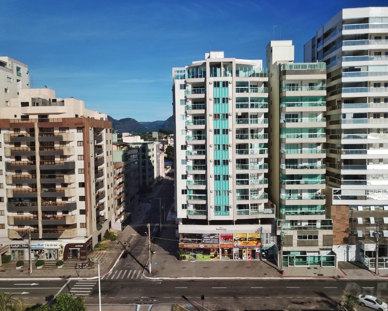 Edifício Santorini apartamento de 3 quartos a venda frente para o mar na Praia do Morro Guarapari ES