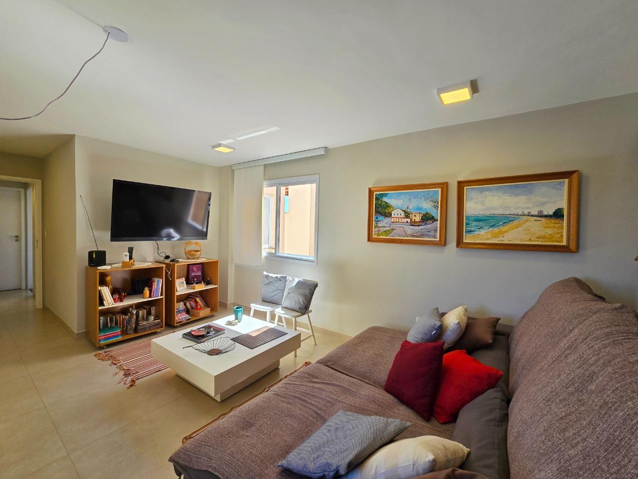 Apartamento com 3 quartos sendo 2 suites a venda, 130m² na Praia do Morro - Guarapari-ES