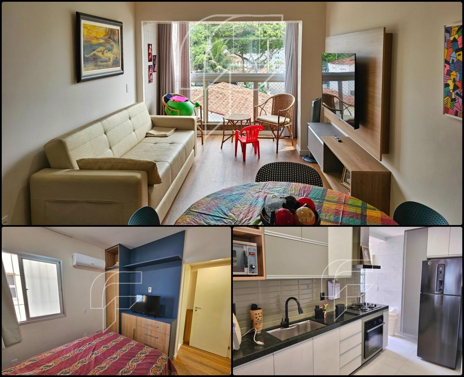 Apartamento de 2 quartos sendo 1 suite, com vista para o mar , na Praia da Virtudes, Centro - Guarapari ES