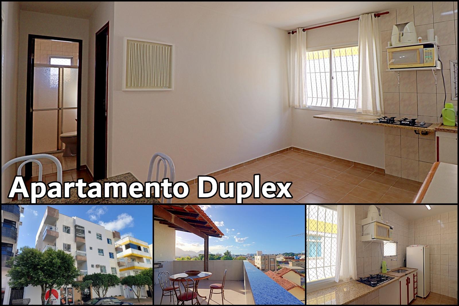 Cobertura duplex com de 1 quarto com vaga de garagem na Praia do Morro - Guarapari ES