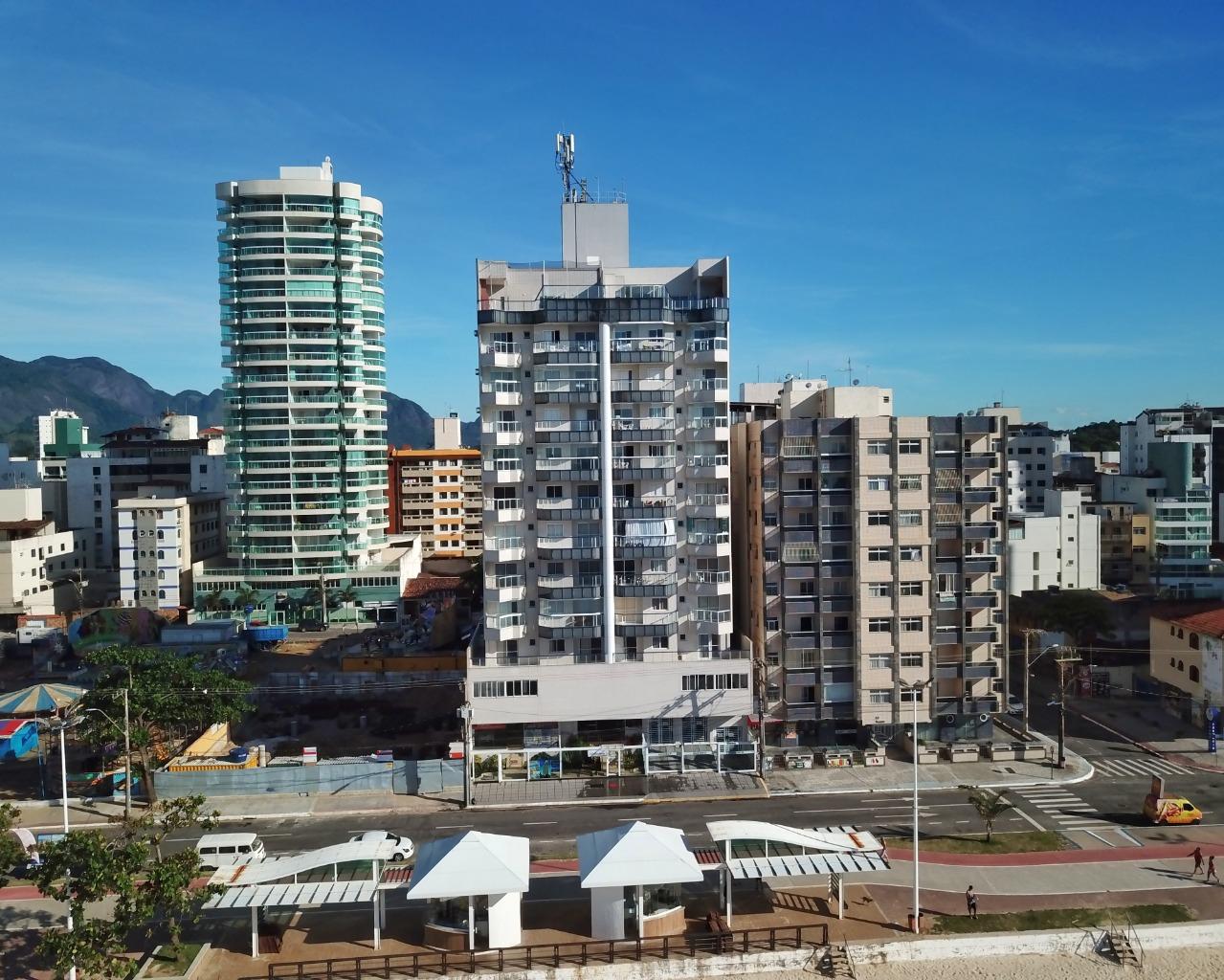 Edifício Palladium apartamento de 3 quartos a venda, frente para o mar na Praia do Morro Guarapari ES