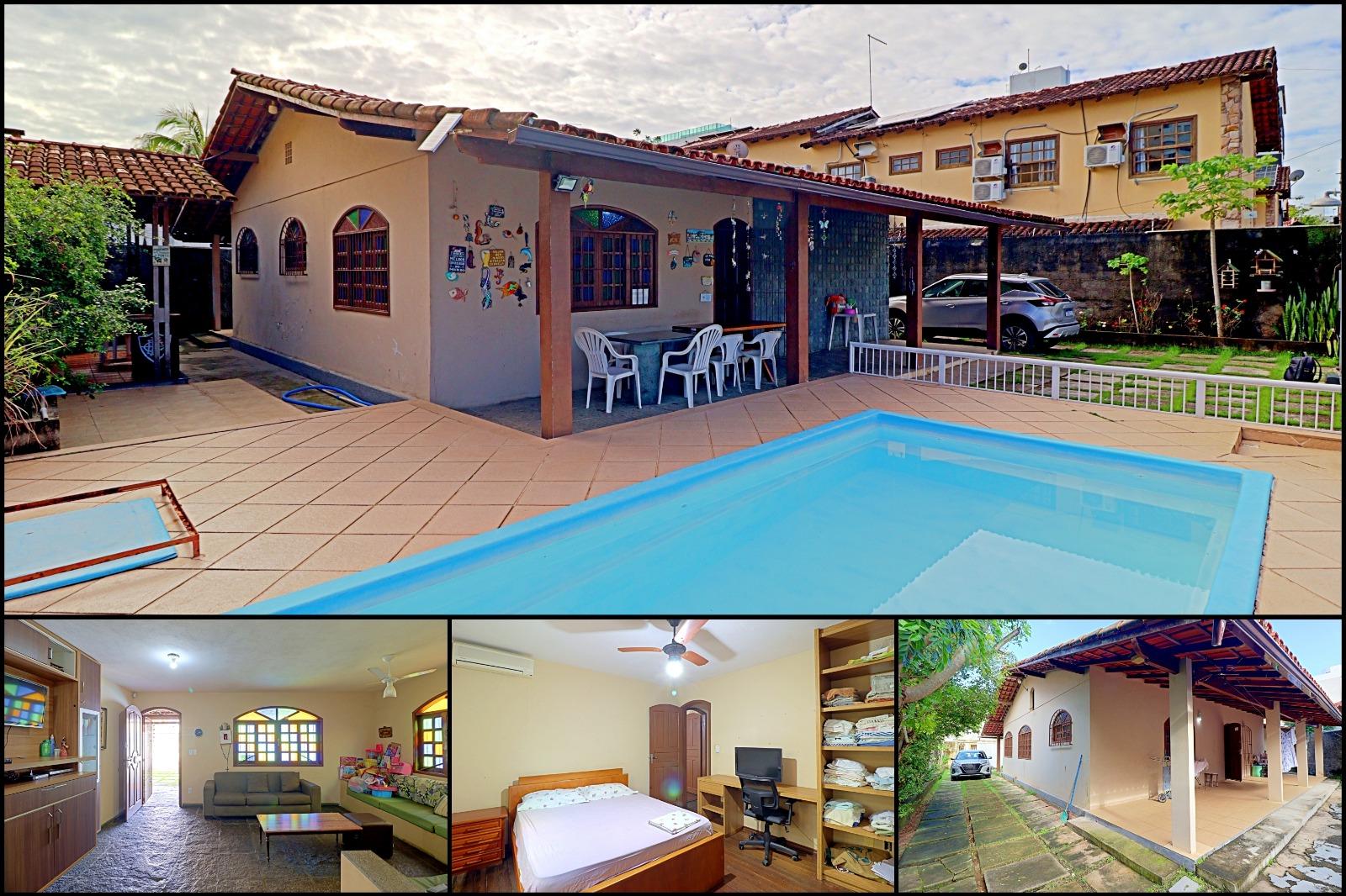 Casa padrão à venda na Enseada Azul, Guarapari-ES: 3 Quartos, 2 Suítes, 2 Salas, 4 Banheiros, 4 Vagas de Garagem, 330m²