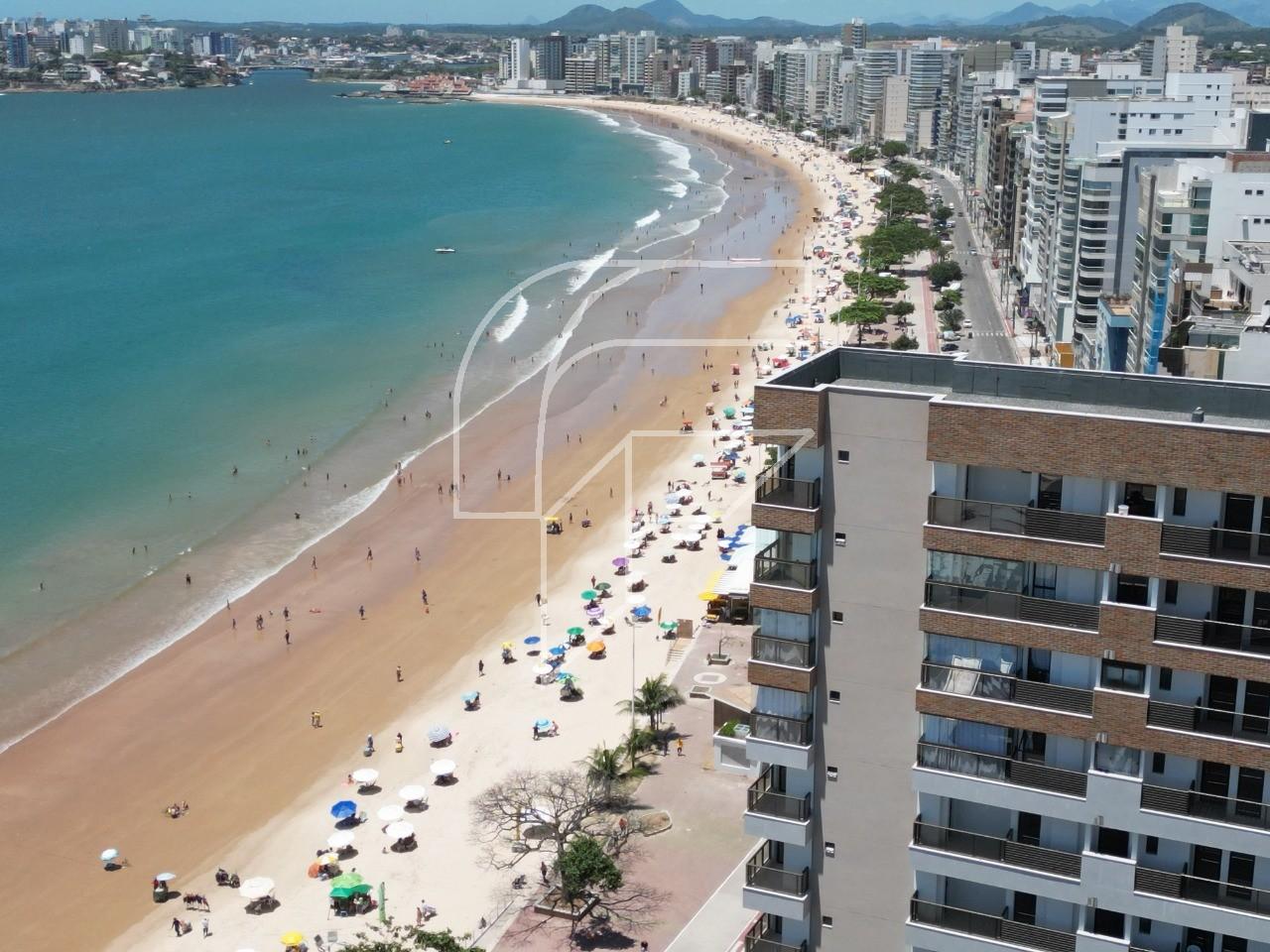Edifício Málaga apartamento de 2 e 3 quartos a venda, frente para o mar na Praia do Morro Guarapari ES